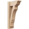 Ekena Millwork 6-in W x 12-in D x 24-in H Balboa Trad Rough Cedar Woodgrain TimberThane Outlooker, Primed Tan OUTUR060X12X24BOA04RCPR - alternate 1